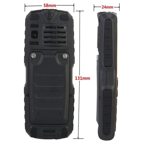 waterproof shockproof mobile phone power bank cheap China Cell Phones GSM FM Russian keyboard button PHONES H-mobile