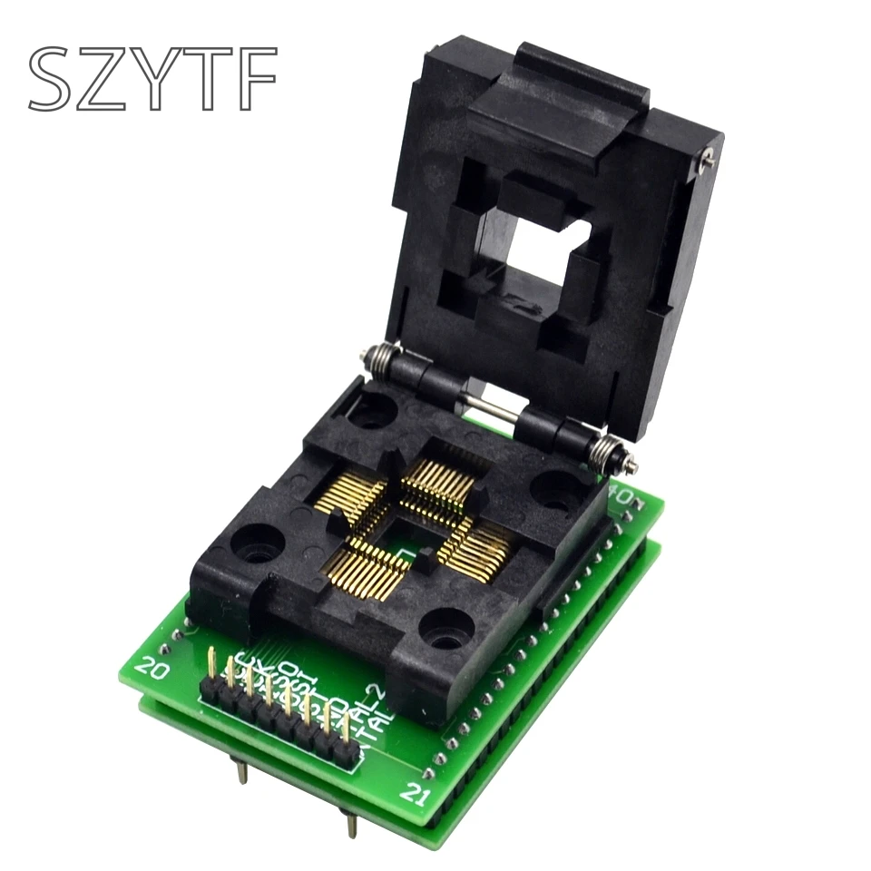 Высокое качество Чип программист TQFP44 адаптер гнездо dip40 qfp44|sockets programmer|socket adapter |