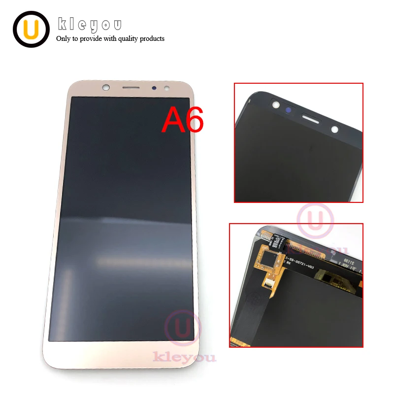 Для Samsung Galaxy A6 Дисплей A600 ЖК-дисплей Сенсорный экран планшета Ассамблеи Замена