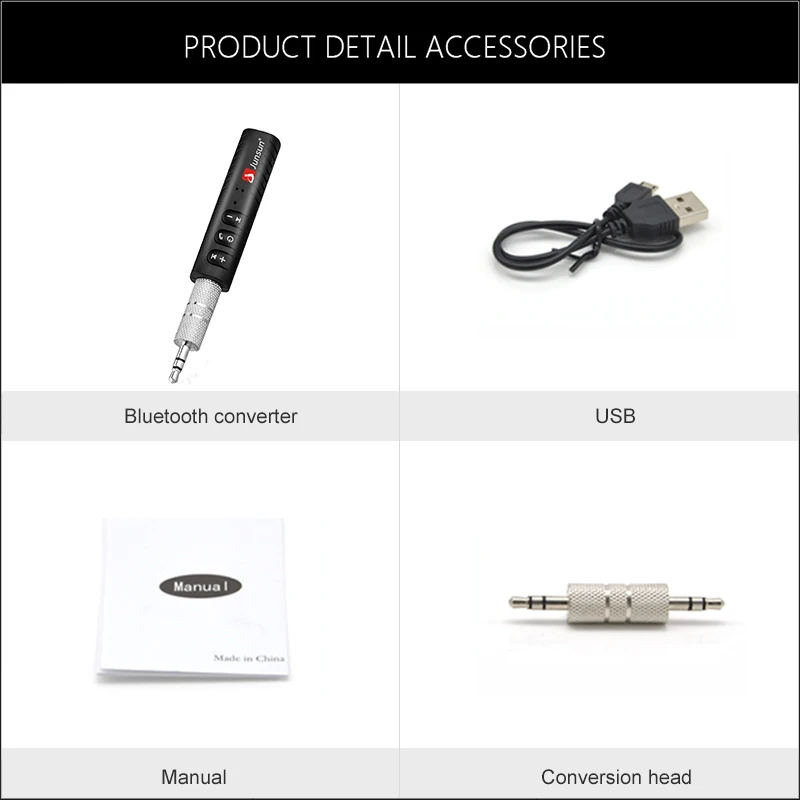 Acquistare Elettronica auto Junsun 3.5mm jack Car Kit Bluetooth