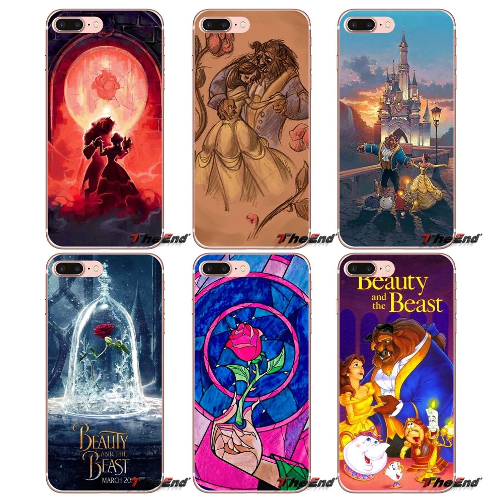 

For Apple iPhone X 4 4S 5 5S SE 5C 6 6S 7 8 Plus 6Plus 7plus 8plus Fundas Coque thomas Belle Beauty And The Beast Soft Case