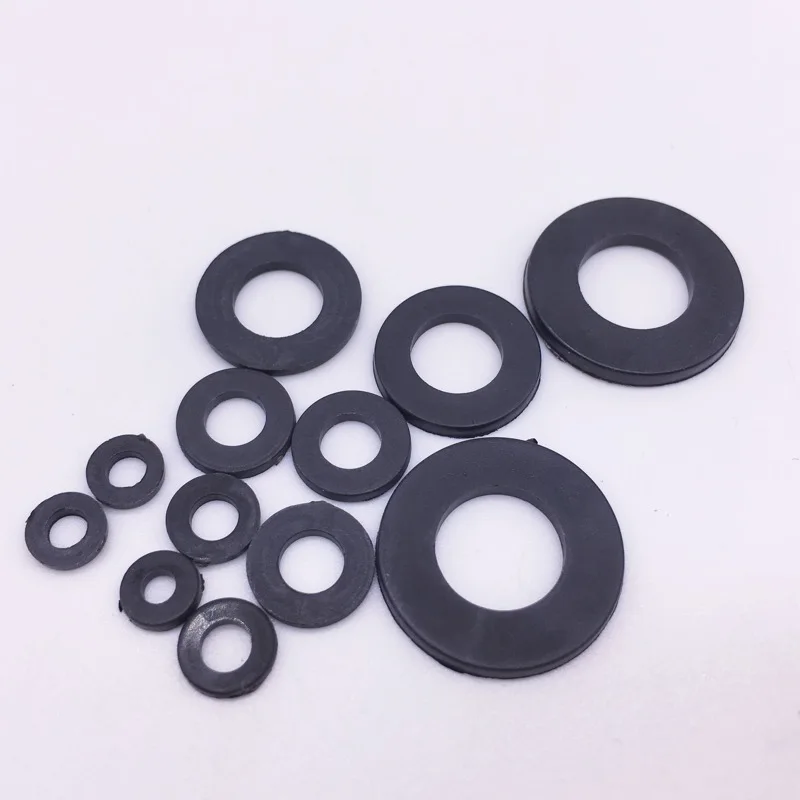 M2 M12 Plastic Flat Washers Nylon Washers Black Pack 1000in Washers