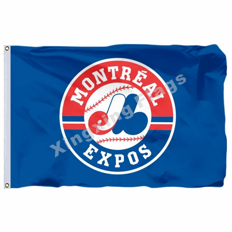 Montreal Expos Flag 3ft X 5ft Polyester MLB Montreal Expos Banner