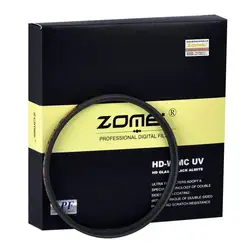 ZOMEI Камера фильтр Ultra Slim HD MC UV filtro 40,5/49/52/55/58/62/67/72/77/82 мм 18 Слои Multi-покрытие для Canon Nikon sony