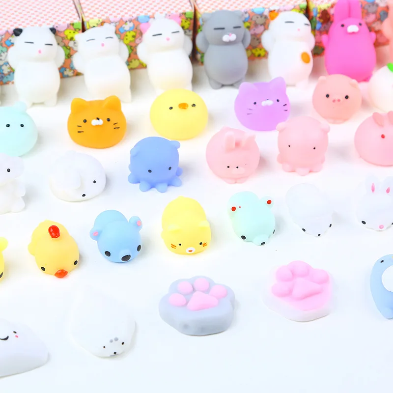 

Squishy Soft Cute Cat Wipes Antistress Boot Ball Decompression Sticky Eliminate Pets Fun Stress Squeeze Kit Toys New