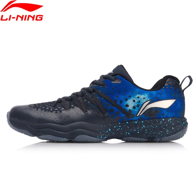 Li-Ning Men NEBULA Badminton Shoes Wearable Anti-Slippery LiNing Fitness Sport Shoes Sneakers AYTN035 XYY091