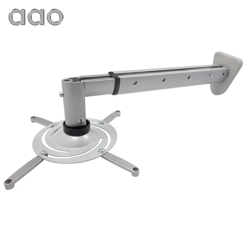 Projector Wall Mount Ultra long Aluminum Alloy 360 Degree Universal Motion Retractable Max 632mm Projector Hanger