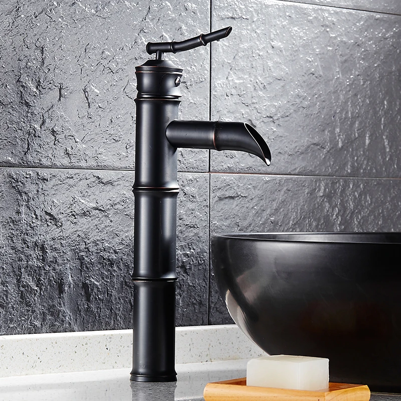 Buy Bathroom Classic Retro Waterfall Black Basin