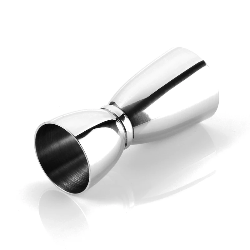 

Premium Double End Jigger in Silver Mirror Finish 18/8 Stainless Steel, 20/40ml High Grade Bartender Tools / Premium Barware