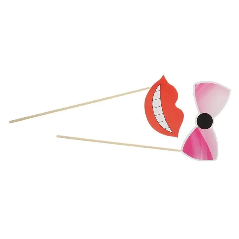 BESTOYARD Photo Booth Props 21st Birthday Photo Booth Props Party Glasses Lips Crown Tie 21pcs