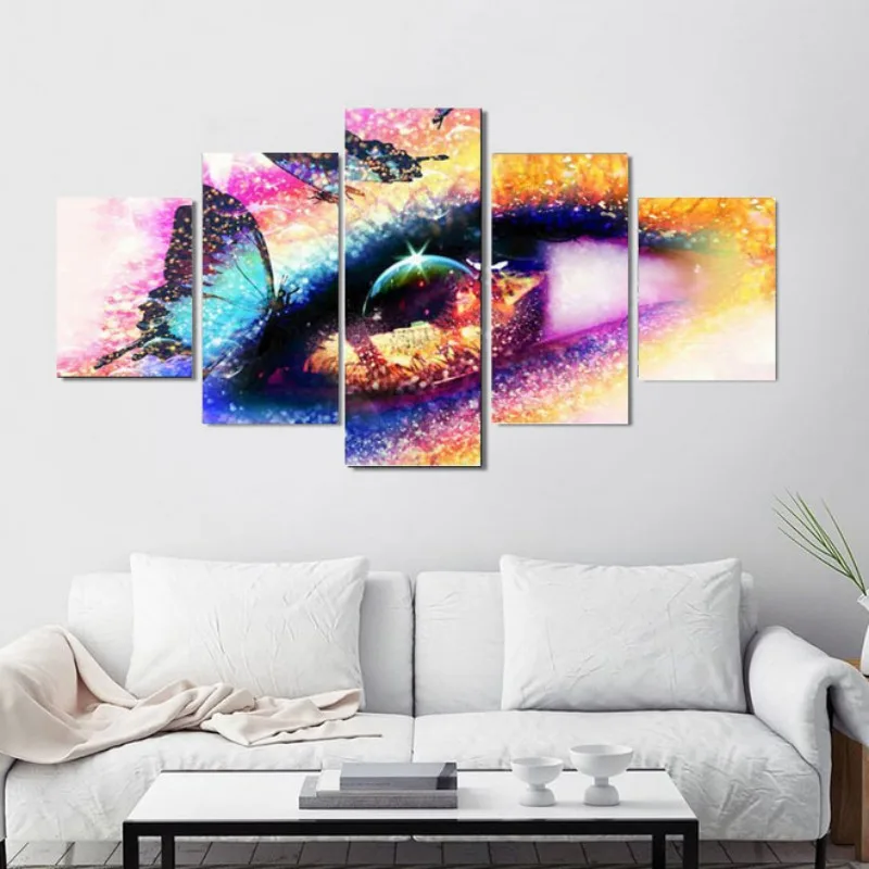 

5D Diamond Painting Flower Paint Combination DIY Fashion by Number Kits Needle Arts Crafts & Sewing for Home Wall Decor