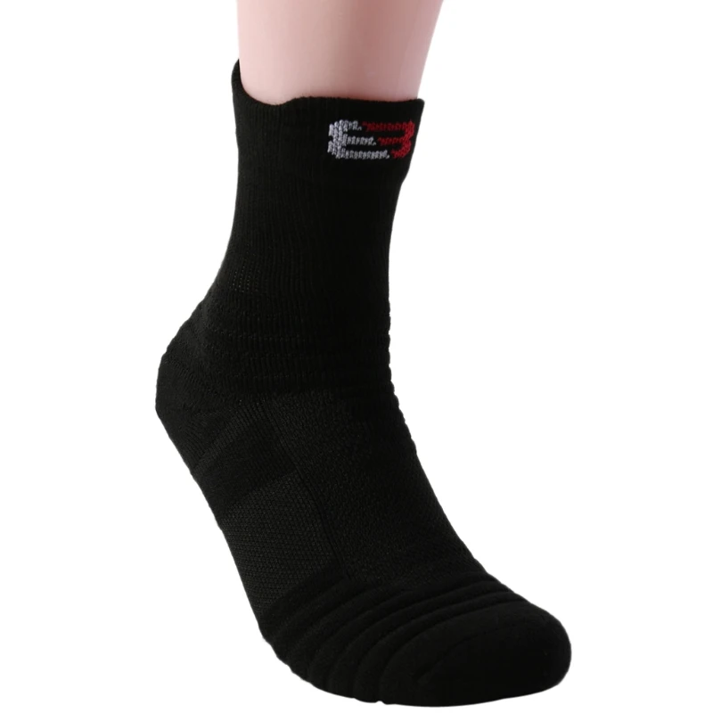 

Outdoor Sports Basketball Socks Men Thicker Towel Bottom Non-slip Socks 'zt