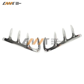 

Chrome Motorcycle Bear Claw Mirror Accents Trims Case for Honda Goldwing GL1800 GL 1800 2001-2017