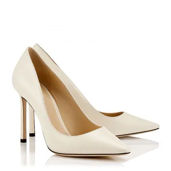 

Elegant Spring Autumn Women Pumps High Quality Thin High Heels Brand Design Shoes Beige Office Lady Wedding Party Shoes Women