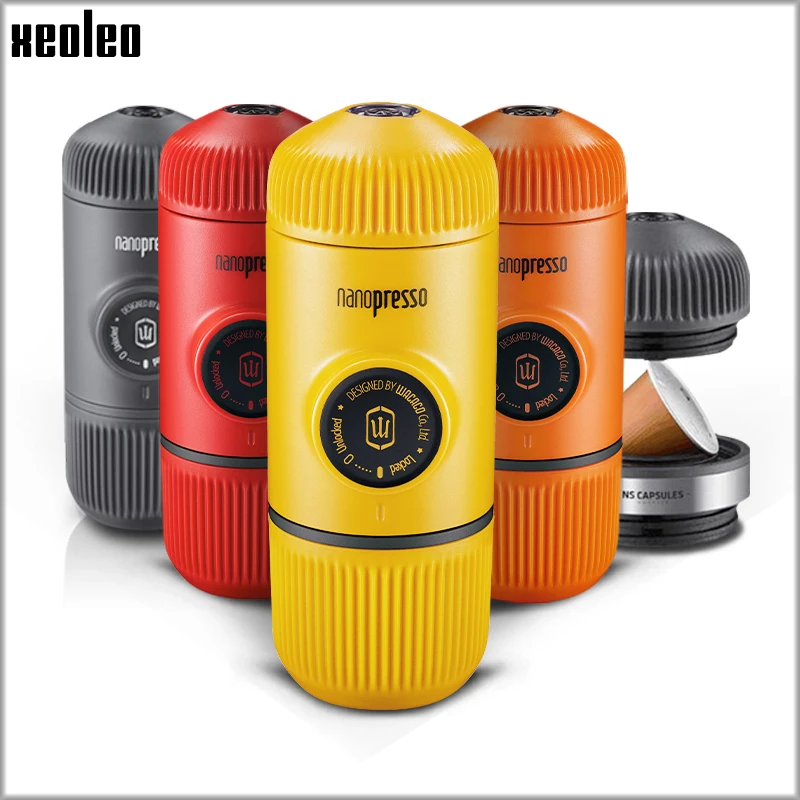 XEOLEO WACACO Nanopresso Coffee maker 18 Bar Portable Manual Coffee machine Outdoor Travel Hand press Powder/Capsule coffee 80ml XEOLEO WACACO Nanopresso Coffee maker 18 Bar Portable Manual Coffee machine Outdoor Travel Hand press Powder/Capsule coffee 80ml