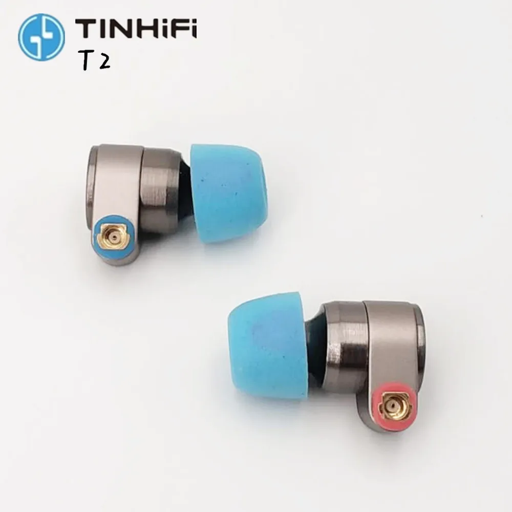 TINHIFI T2 наушники двойной динамический привод HIFI бас наушники DJ металлические 3,5 мм наушники-вкладыши с MMCX наушники оловянные T2 T3 T4