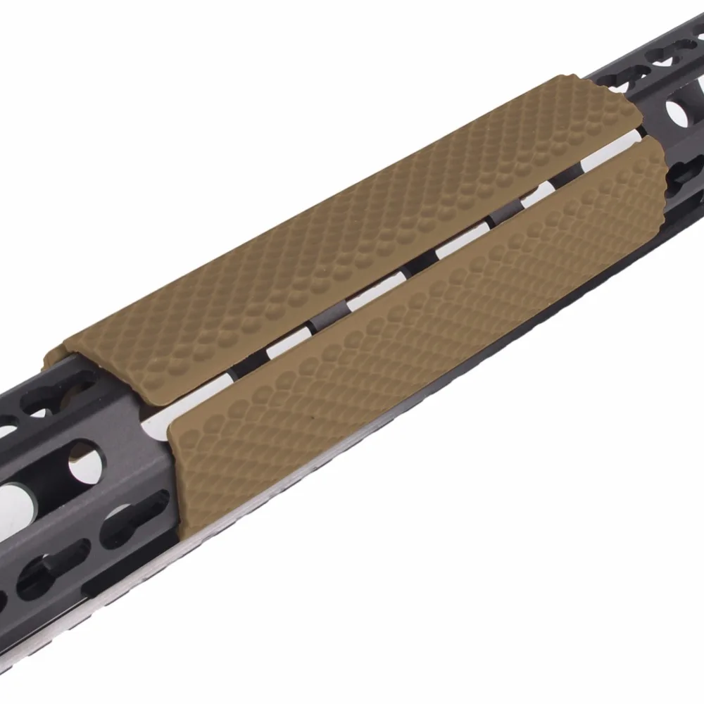 Keymod Rail Rubber Panel Soft Textured Covers Anti skip Tatical