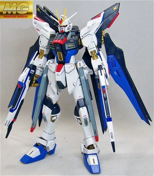 Dirakit Gundam 1 100 pemogokan kebebasan Gundam Robot biru Dirakit Gundam 1 100 pemogokan kebebasan Gundam Robot biru
