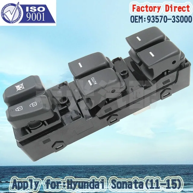 Driver Side Master Auto Power Window Switch 93570 3S000 Apply for Hyundai Sonata 2011 2015in