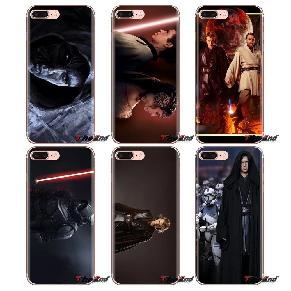 

Anakin Skywalker For Xiaomi Mi3 Samsung A10 A30 A40 A50 A60 A70 Galaxy S2 Note 2 Grand Core Prime Soft Transparent Cases Covers