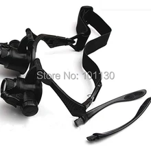 Тип очков увеличительное стекло NO.9892G 20X бинокль увеличительная линза для очков с светодиодный подсветкой