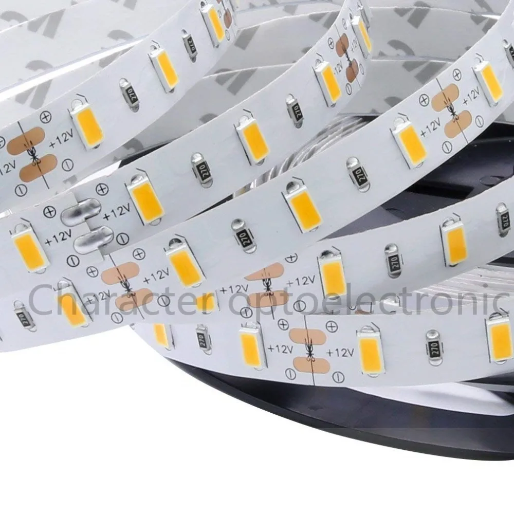 5 м/лот DC 12 В 120 светодиодов/м супер яркий SMD 5630 светильник s 5050 2835 ip21