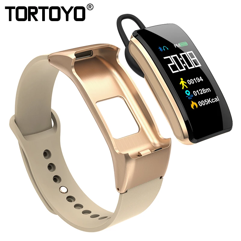 TORTOYO B31 умный Браслет Talkband с Bluetooth наушники музыкальные спортивные сердечного