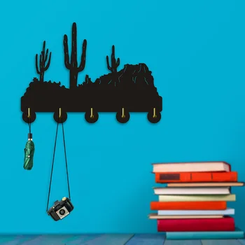 

1Piece Cliffs Cactus Desert Plant Coat Rack Wall Hook Keys Holder Hooks Organizer Hook Towel Hooks Living Room Hanger Robe Hook