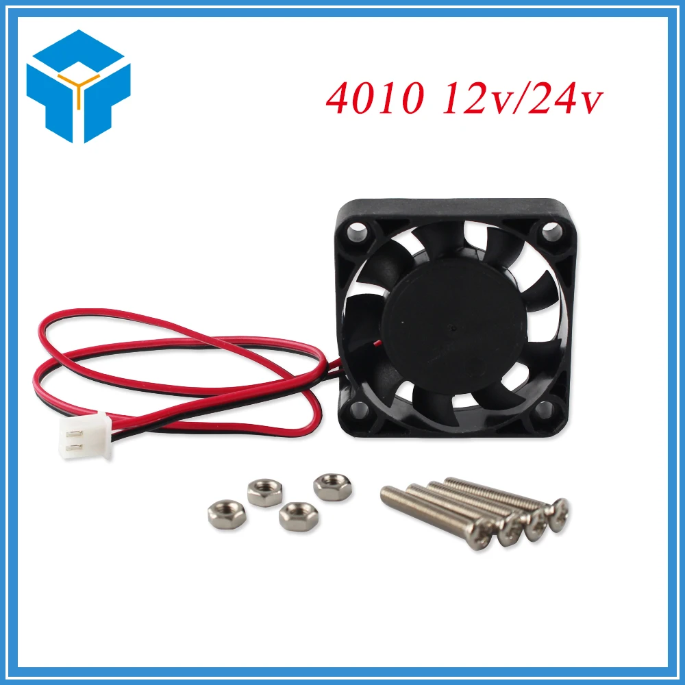 DC 12V Computer CPU Cooler Mini Cooling Fan 40MM 40x40x10mm Small Exhaust Fan for 3D Printer