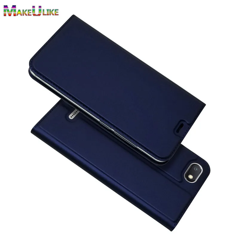

MAKEULIKE Slim Magnetic Case for Xiaomi Redmi 6A Flip Cover PU Leather Phone Bags Cases For Xiaomi Redmi 6A 6 Pro Coque