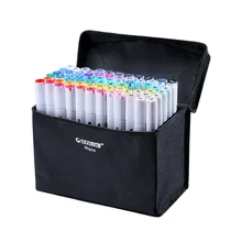 STA 30/40/60/80 Color Dual Head Art Marker Set Alcohol Sketch Markers Pen for Artist Drawing Manga Design Art Supplier finecolour markers yellow and red color double ended art marker artist sketch drawing marker pen
