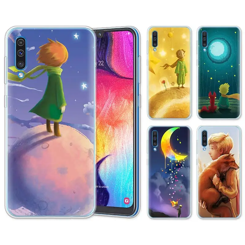 

The little prince Rose fox Silicone Cases for Samsung Galaxy A10 A30 A40 A50 A70 A6 A7 A8+ A9 M30 M50 TPU Soft Phone Cases