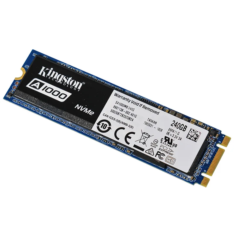 Kingston A1000 NVMe M.2 2280 SATA SSD 120 ГБ 240 ГБ 480 ГБ 960 ГБ Внутренний твердотельный диск Жесткий диск SFF для ПК ноутбука ультрабука