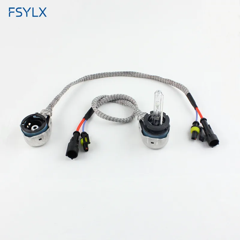 FSYLX D2S D2R D2C ксеноновая лампа разъем адаптера провода жгуты D4 усилитель HID адаптер