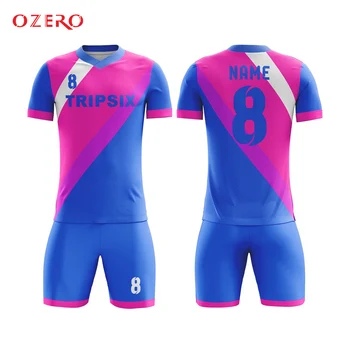 

digital printing sublimation men's home away football uniforms