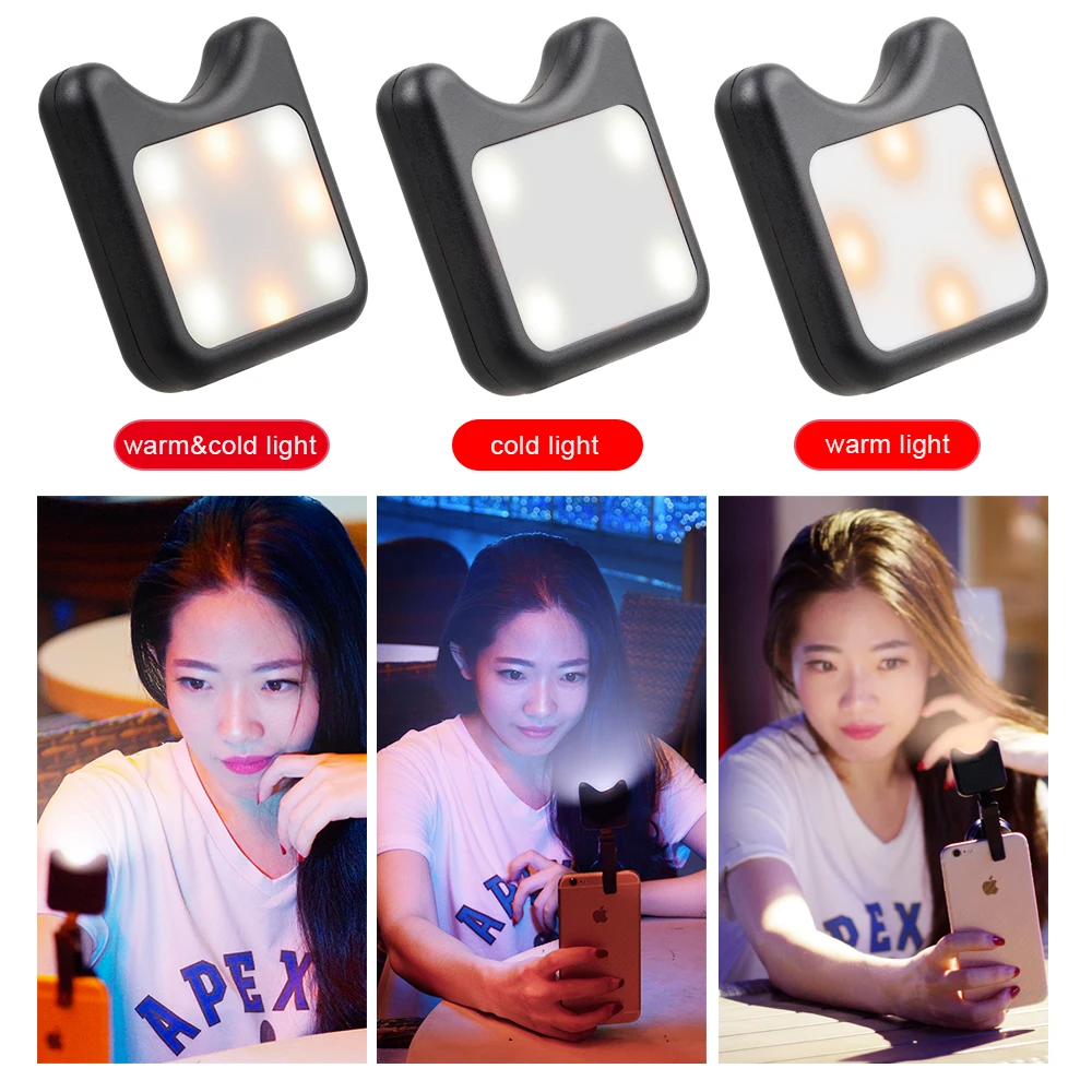 Tanie APEXEL akumulator USB Charge z baterii Selfie przenośny LED pierścień sklep
