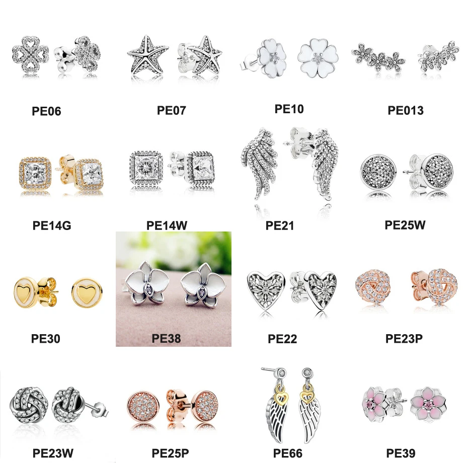 

ZTUNG PDE100 S925 Hot Sale Genuine 925 Sterling Silver Statement Feather Fairy Wings Stud Earrings for Women Fashion Silver Jewe
