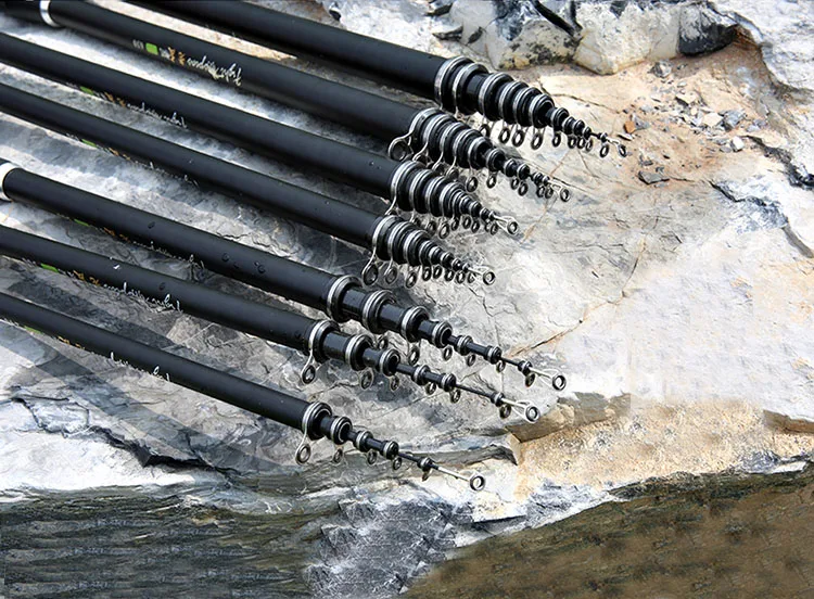 do mar haste fiação fibra carbono ultraleve duro