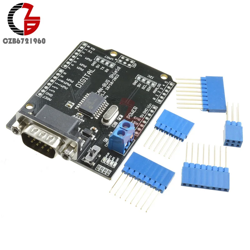 Aliexpress Buy DC 5 12V MCP2515 CAN BUS Shield Board SPI 