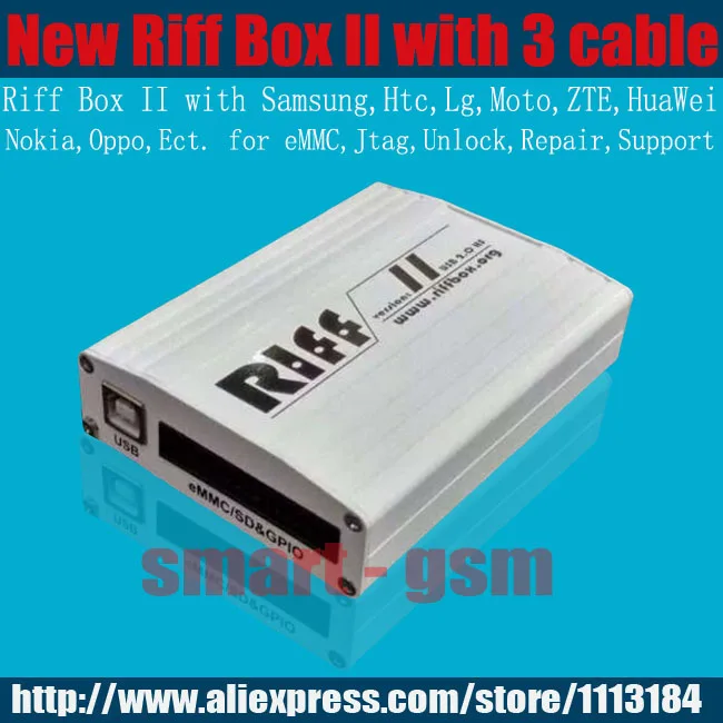 Riff Box 2 Riff box v2 Riff box II для LG& htc, samsung мобильных телефонов ремонт и вспышка(посылка с 3 кабелем