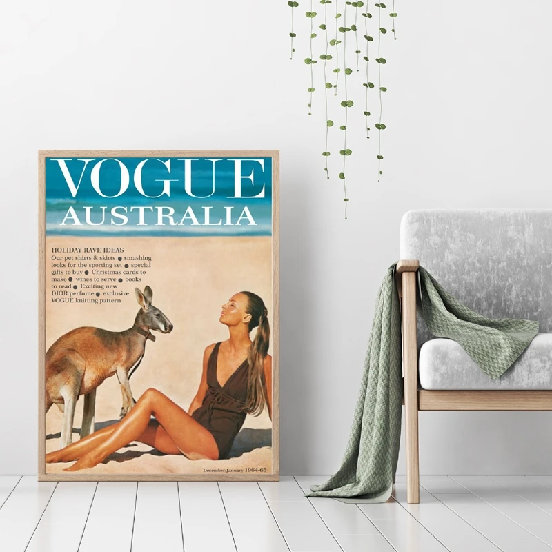 Vogue Poster Print Living Room Decor