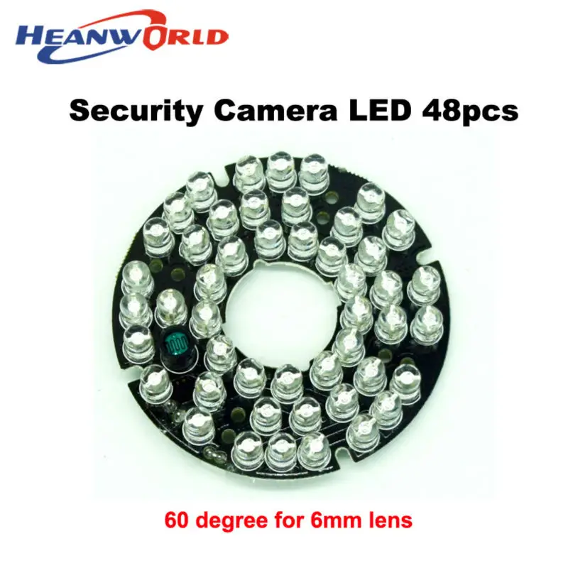 Heanworld 48pcs IR Leds board Infrared IR Board for Security CCTV