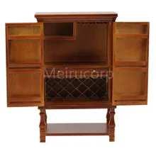 1/12 масштаб кукольная Миниатюра мебель бутик ручной работы, деревянные вино охладитель