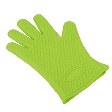 1 шт. силиконовые Нескользящие перчатки для микроволновой печи перчатки для барбекю для гриля рукавица держатель кастрюли перчатки для приготовления пищи KC1537
