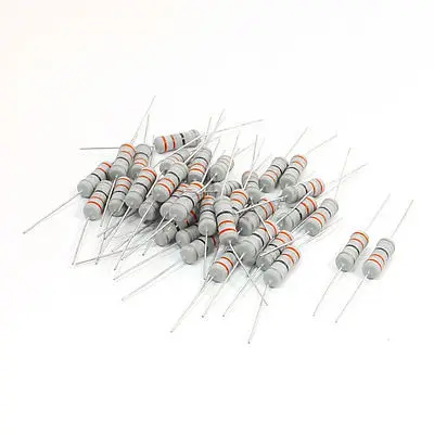 

2W 33 Ohm Axial Leads 5% DIP Fixed Carbon Film Resistor 40 Pcs