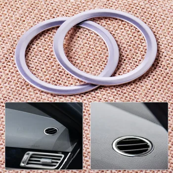 

CITALL Dashboard Console Air Conditioning Vent Trim Cover Ring for Mercedes Benz X204 GLK300 GLK350 2009 - 2012 2013 2014 2015