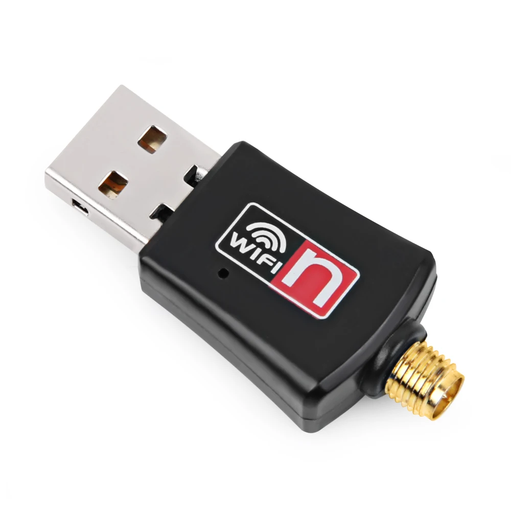 Беспроводной Wi Fi адаптер 300 Мбит/с 2 дБи USB антенна мини Сетевая LAN карта 802 11 b/g/n 4G