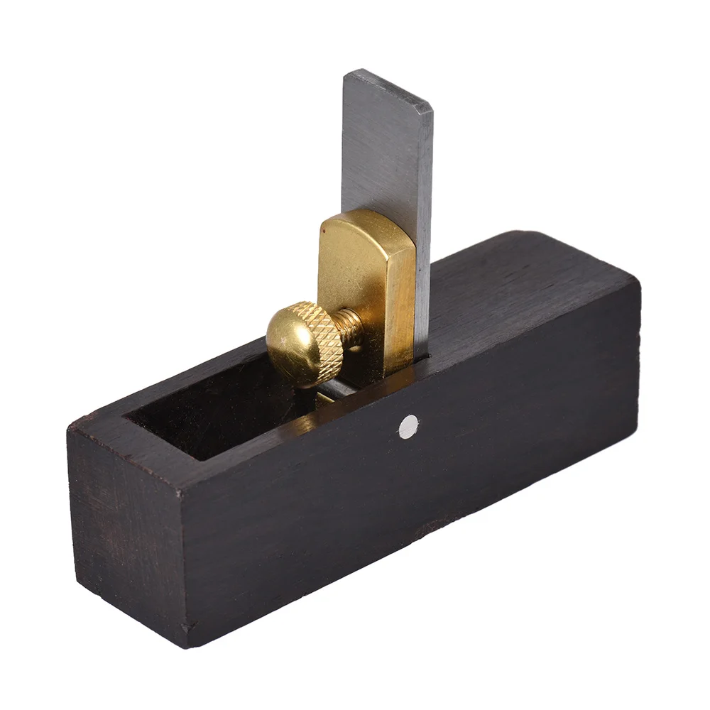Flat Bottom Woodworking Plane Cutter Ebony Luthier Tool For Violin