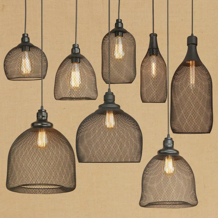 Iwhd Iron Loft Style Vintage Industrial Pendant Lights Black Led ...