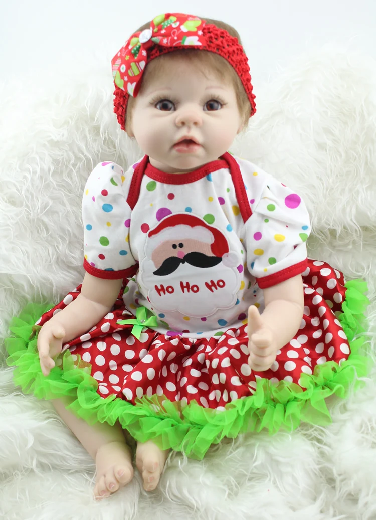 

Fashion Girls Gift 22 inch 55cm Handmade Real Looking Soft Silicone Reborn Babies For Sale